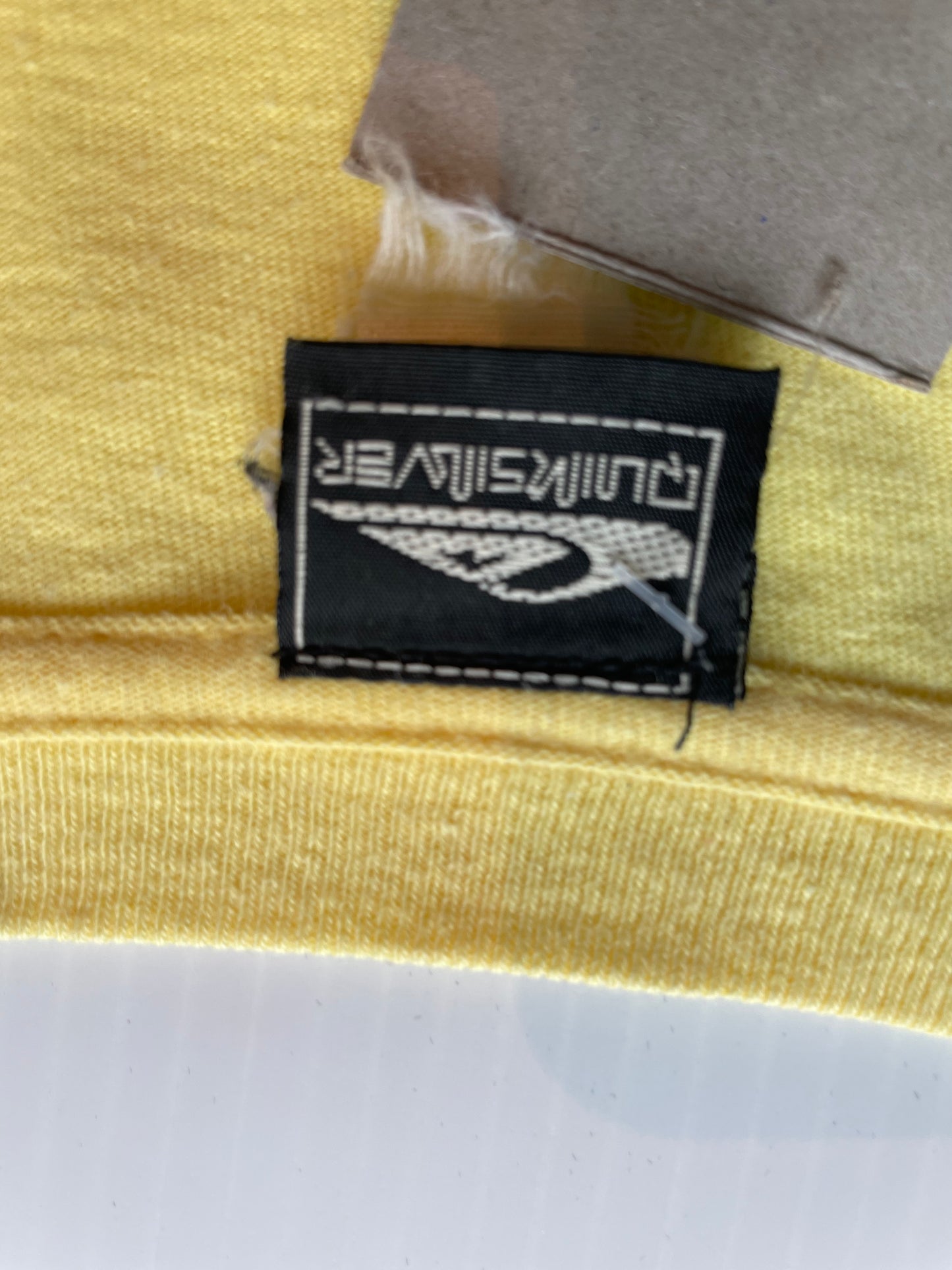 Quiksilver Short Sleeve Yellow T-shirt