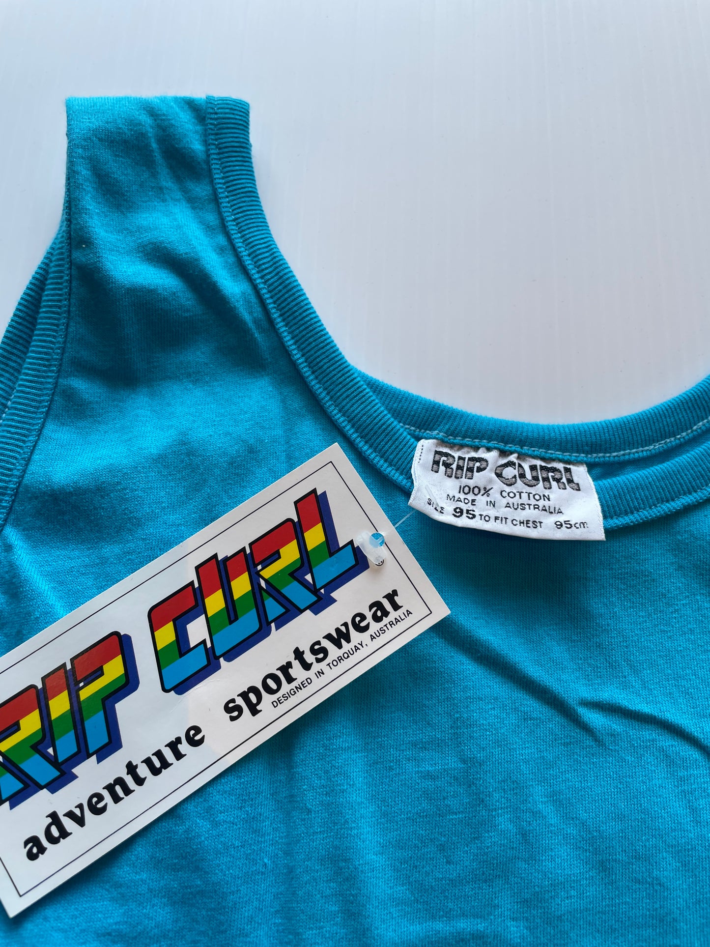 Rip Curl Size 95 Blue Singlet