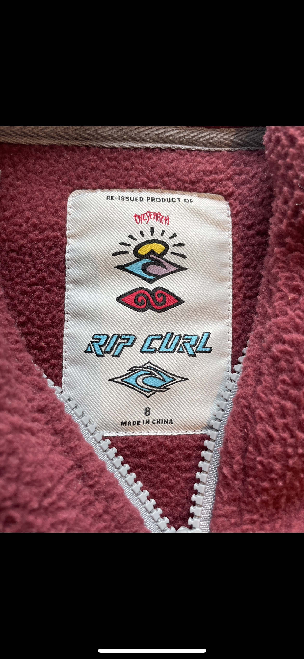 Ripcurl fleece jumper