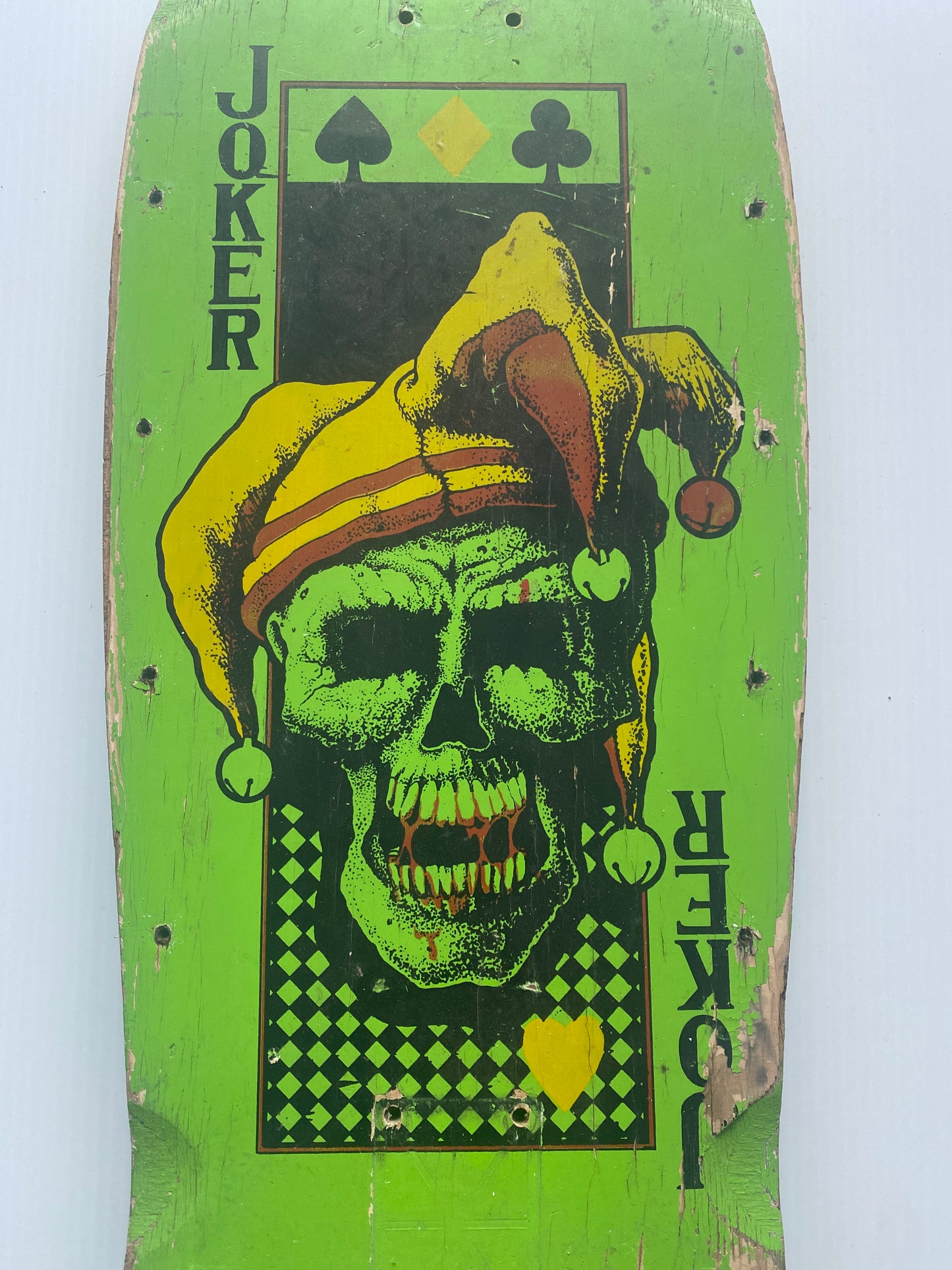 ‘Joker’ 80’s Wooden Skateboard Deck