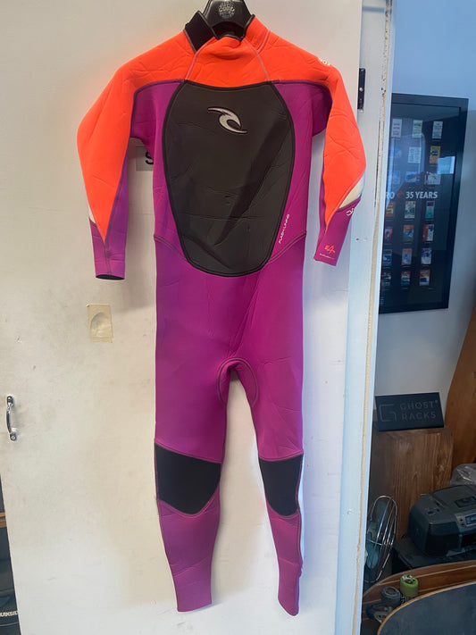 Rip Curl 3/2 Dawn Patrol, Size 16 Junior, Back Zip, Steamer Wetsuit (54-61 Kg’s)