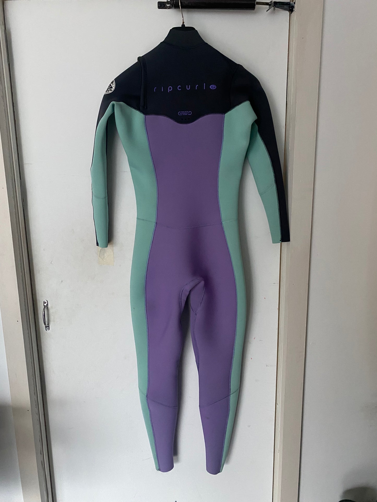 Rip Curl 3/2, As New, E5 Dawn Patrol Performance, Women’s 8, Chest Zip, Steamer Wetsuit P25118