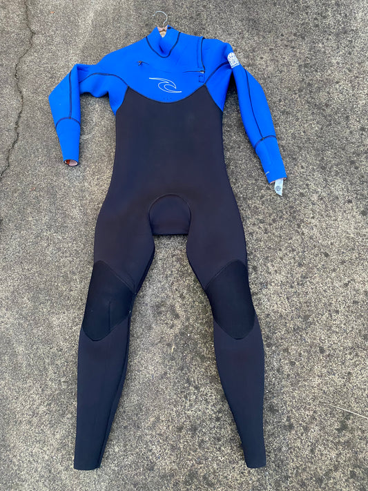 Rip Curl 4/3, E4 Dawn Patrol, Chest Zip, Large Wetsuit Steamer