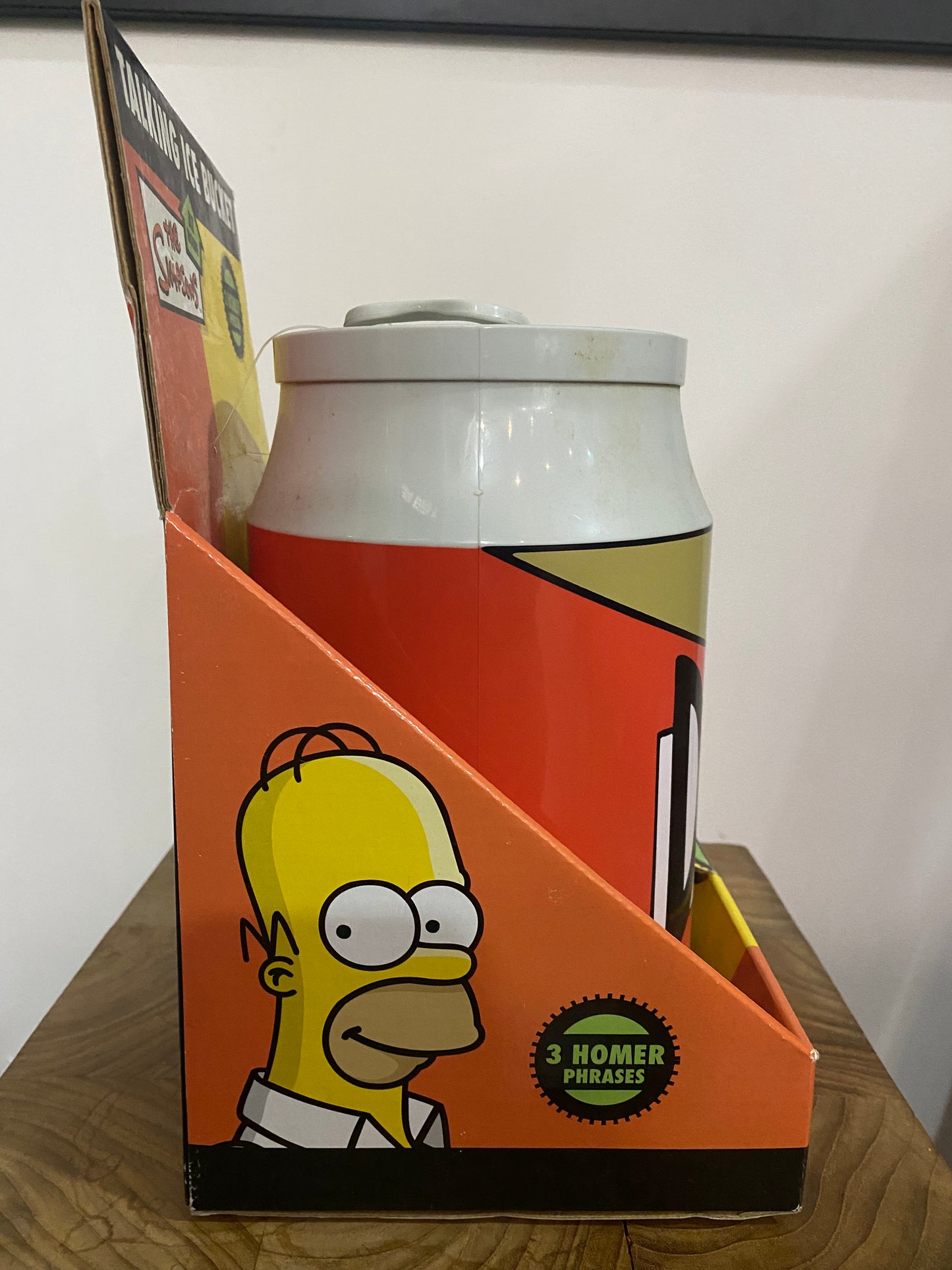 Rare The Simpsons ‘Duff Beer’ Talking Ice Bucket , 2005 NEW in box