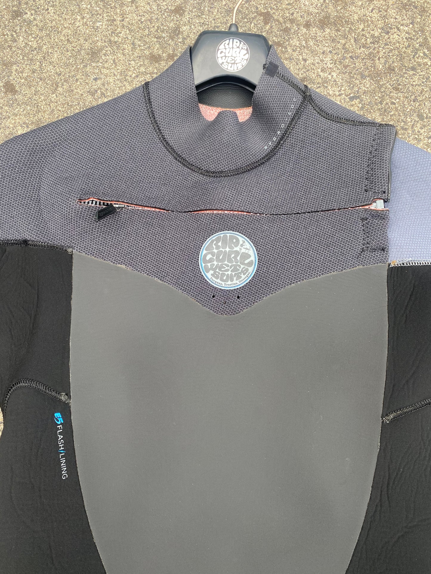 Rip Curl 4/3 , E5, Flashbomb, Chest Zip, Size Large, Wetsuit Steamer, P 08436