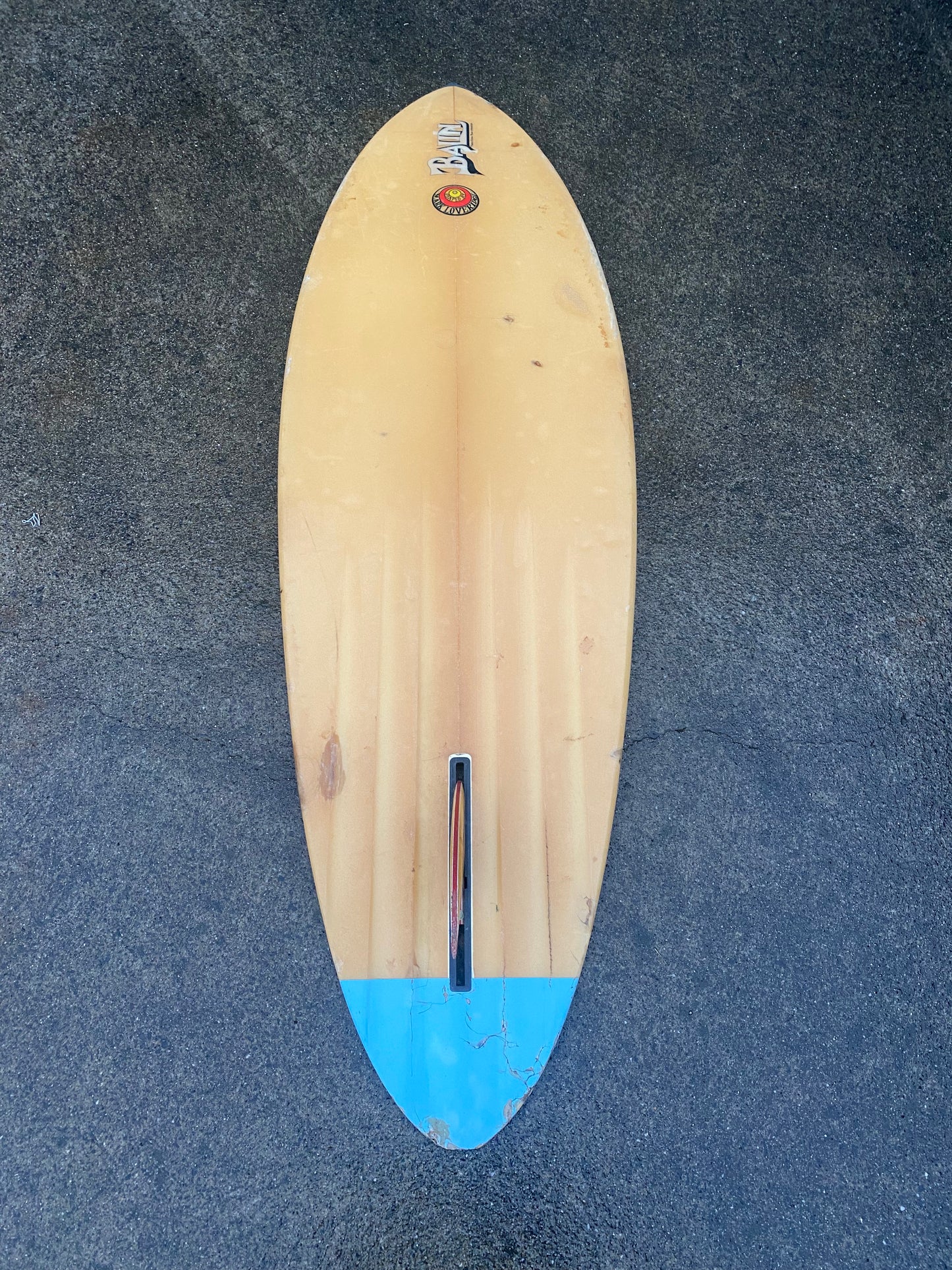 5’7 Balin Single Fin Surfboard, Mark Loveridge Shaped, c.1977