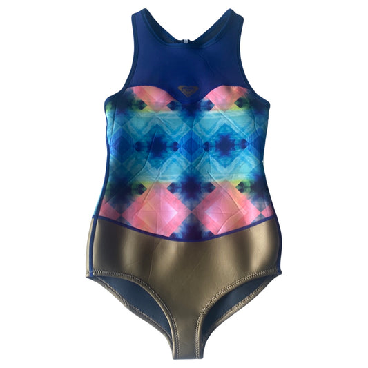 Roxy 2mm  Back Zip/ Size 12 Pattern,Print,Colour Capsule
