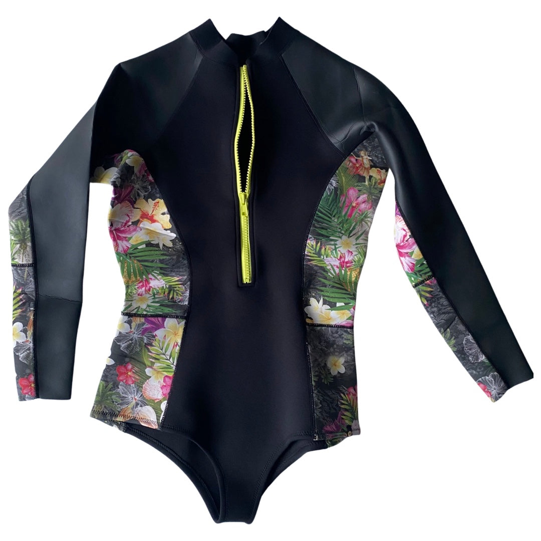 Seaster 2mm  Chest ZipSize 12 Black, Pattern Capsule
