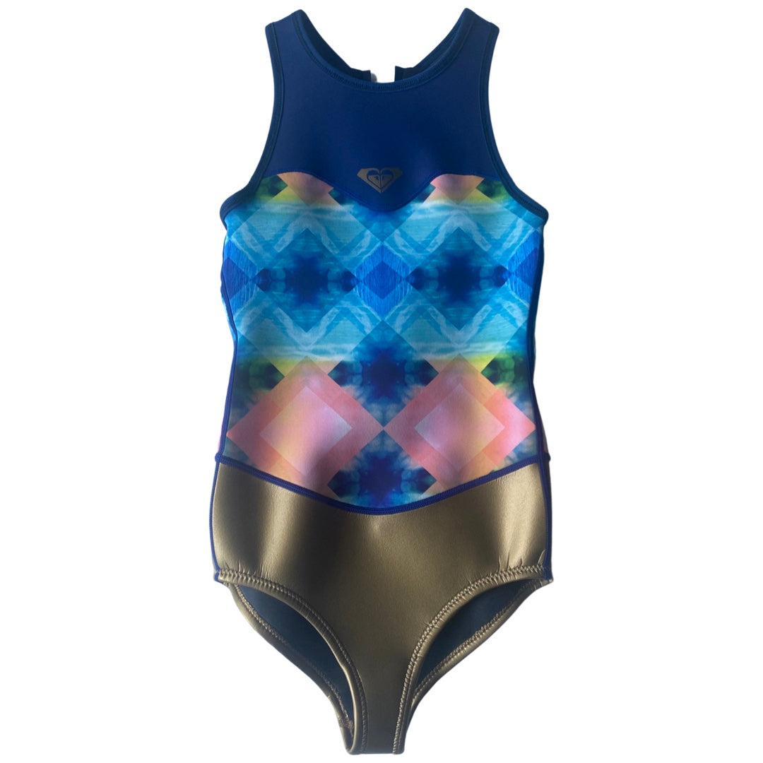 Roxy 2mm  Back Zip / Size 6 Pattern,Print,Colour Capsule