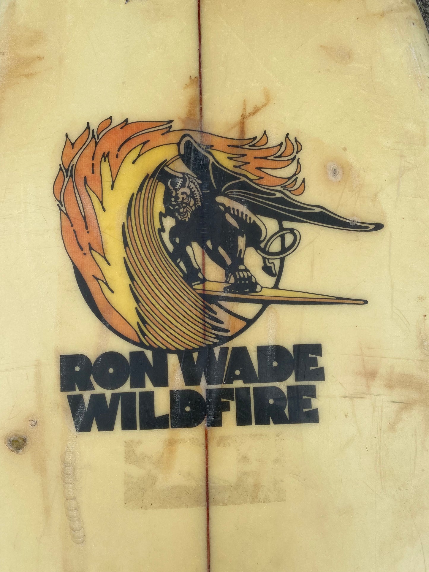 Ron Wade 'Wildfire' Single Fin Swallow Tail with Flyers c.1973