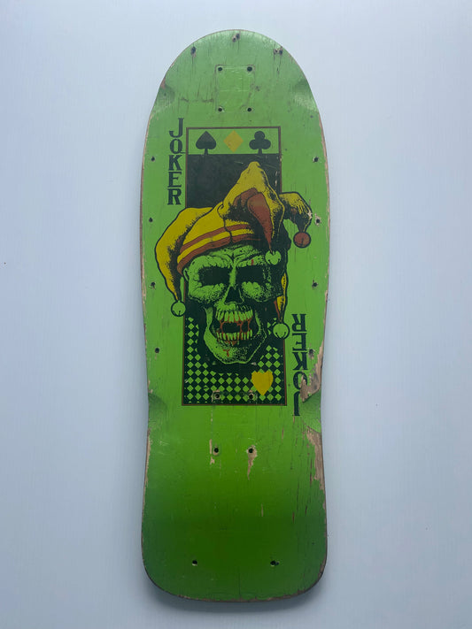 ‘Joker’ 80’s Wooden Skateboard Deck