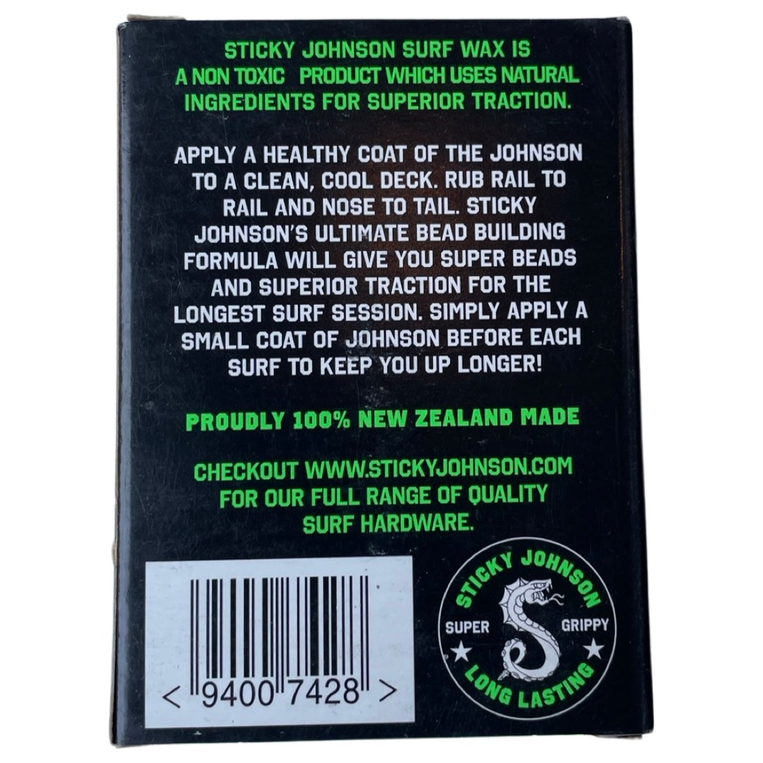 Sticky Johnson Deluxe white Surf wax 90g