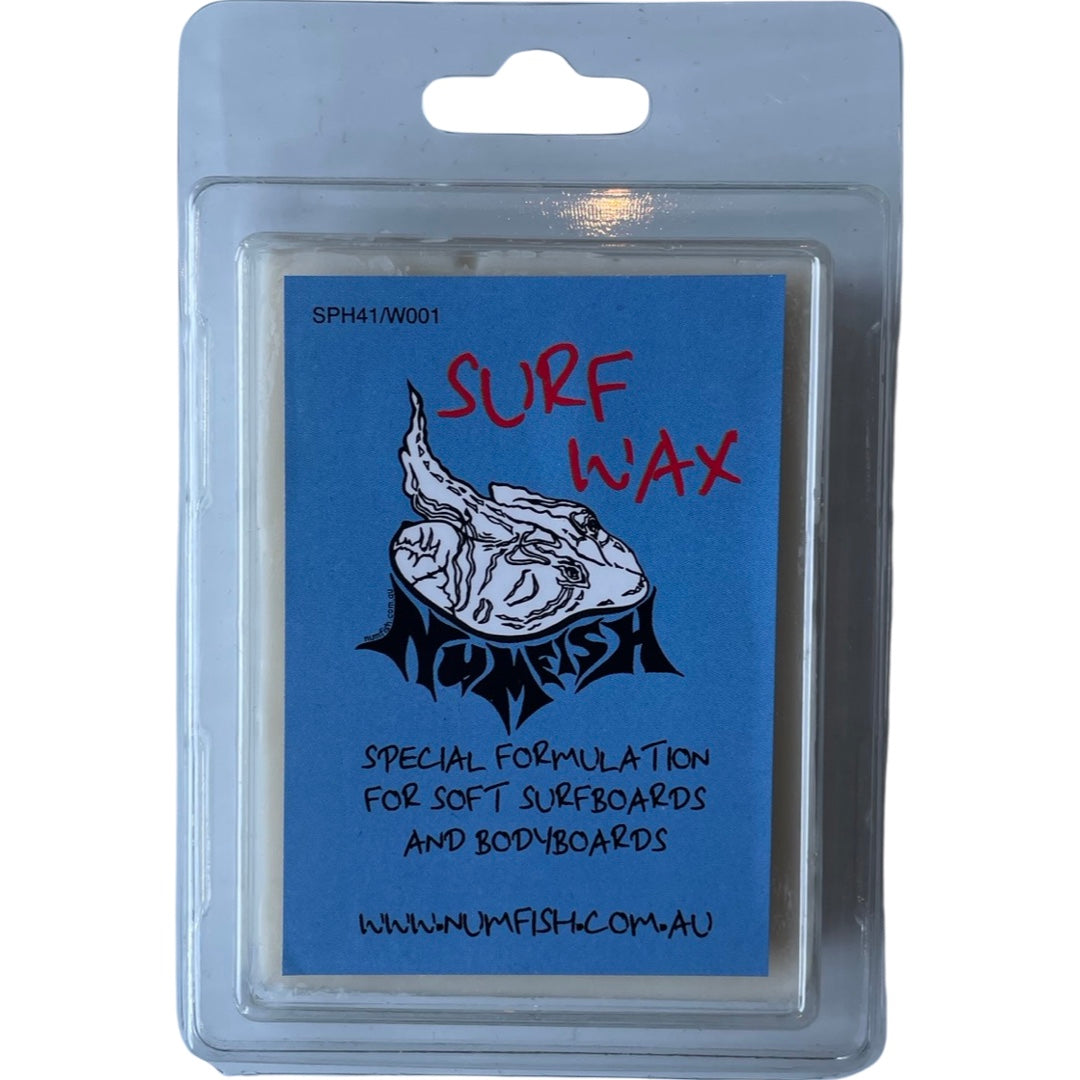 Numfish white Surf wax 80g For Soft Surfboards & Bodyboards