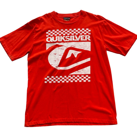 Quiksilver XL Short Sleeve Red T-shirt