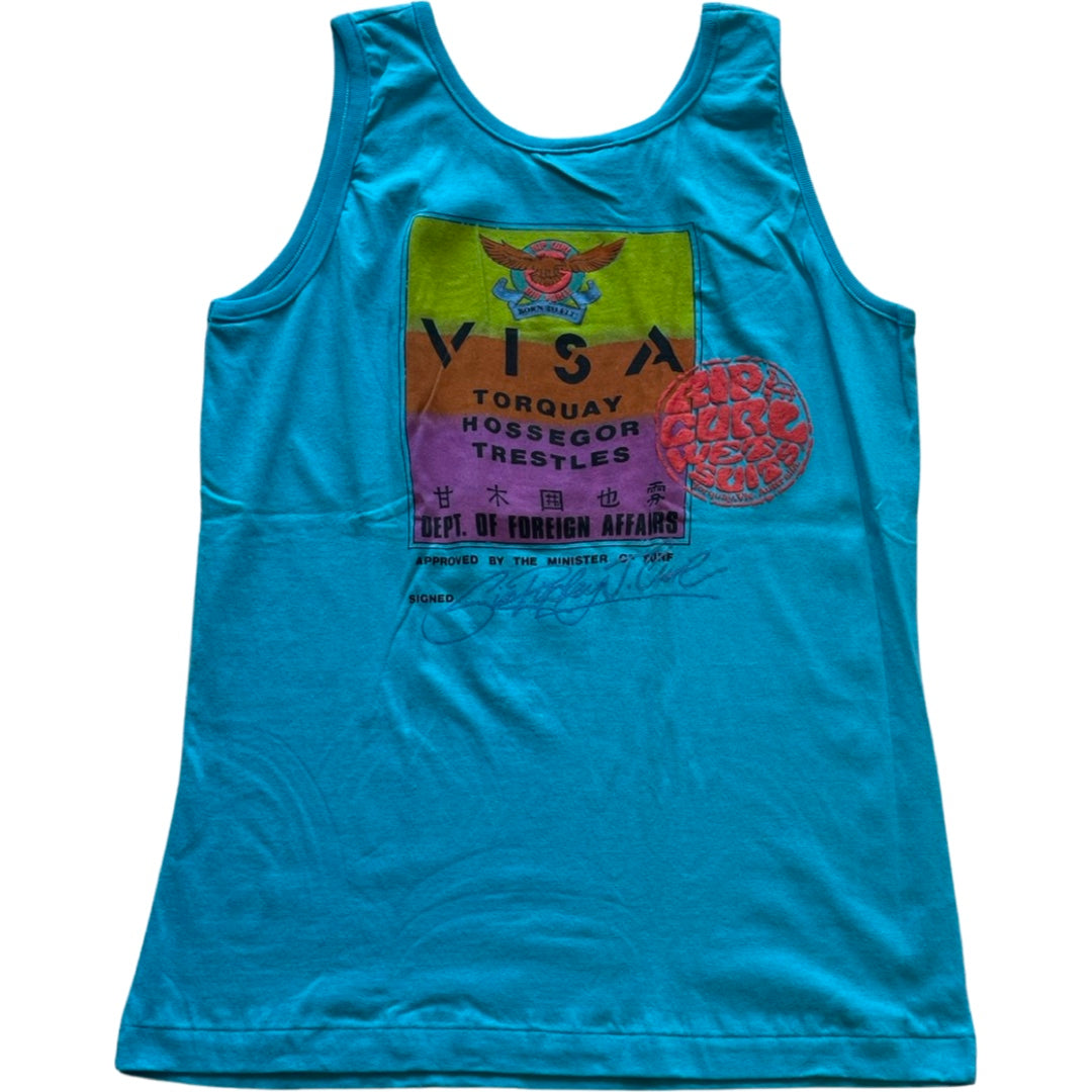 Rip Curl Size 95  Blue Singlet