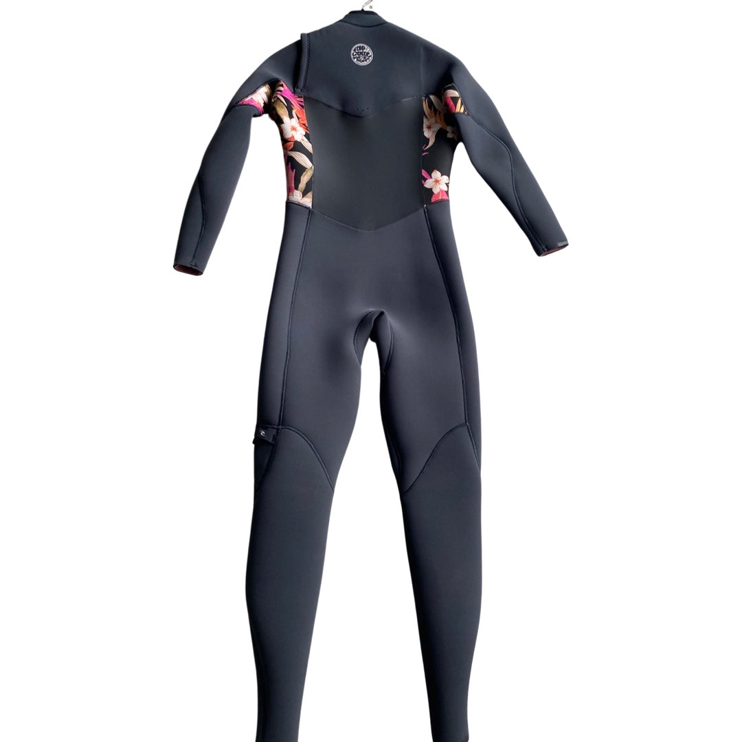 Rip Curl 4:3  Chest ZipSize 12 Hibiscus Steamer P 23957